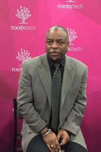 LeVar Burton granted a spontaneous interview in the media hub after his powerful keynote address that referenced Mr. Rogers