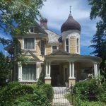 In Salt Lake City's Avenues, the Coffin House was built a while after the Andrew J. Warner house in Ogden. They have an almost identical exterior, although different floor plans inside. It seems likely they may be based on the same original plans, perhaps by Newsom in California.