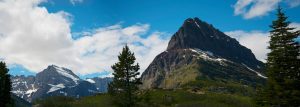 Mountain at Many Glacier, Glacier National Park