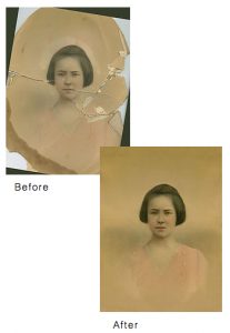 Evalogue.Life photo restoration example