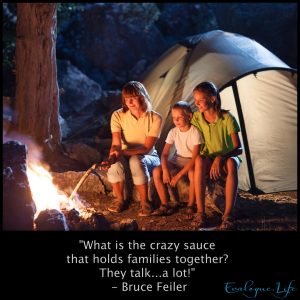 Happy parenting: What is the crazy sauce that holds families together? They talk....a lot! - Bruce Feiler