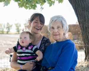 Evalogue.Life Founder Rhonda Lauritzen with her mother Gaye Anderson and daughter.