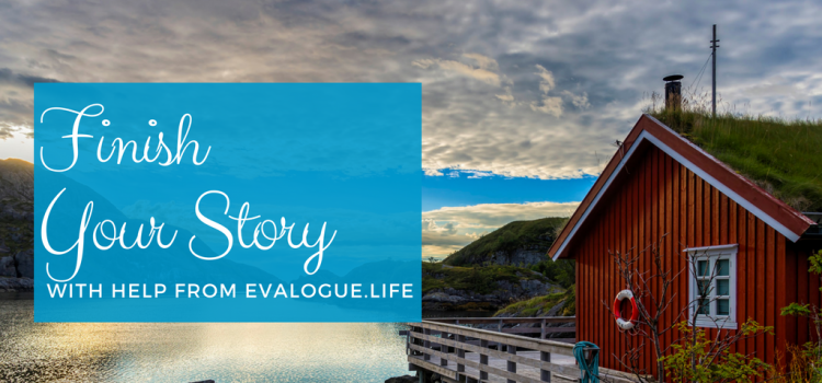 Finish your story with help from Evalogue.Life - cabin on the water photo
