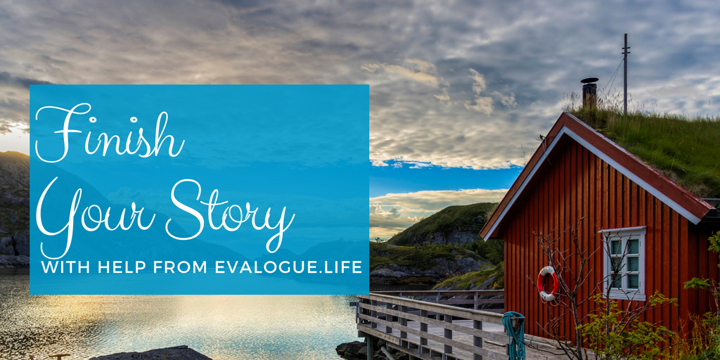 Finish your story with help from Evalogue.Life - cabin on the water photo