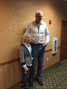 Literary agent Laurie Liss with Mark Eaton, motivational speaker and former NBA Basketball All-star. Enjoy wisdom from Laurie Liss and Richard Paul Evans quotes in this article. 