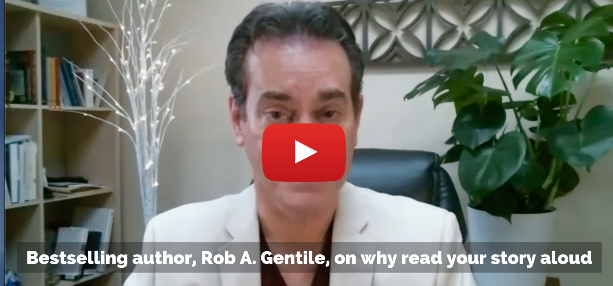 thumbnail of video: Bestselling author, Rob A. Gentile, on why read your story aloud