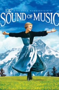 Movie poster for The Sound of Music - this article walks through the story structure for this film. 