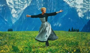 Story structure: opening scene introduces Maria as our "hero before" in the Sound of Music
