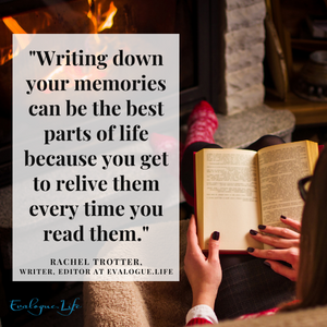 Inspiring quote on writing your own Christmas stories